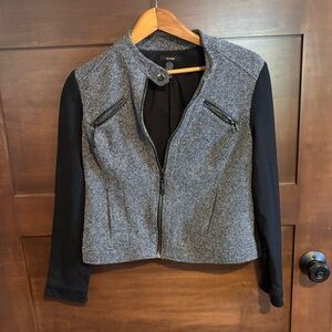Alfani Black and Gray Women's Blazer